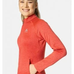 ODLO FRANCE SAS VESTE POLAIRE FEMME MID LAYER FULL ZIP TENCIA CAYENNE MELANGE -Vélo Soldes 2023 001d931f8c16684e45ddb5b59426