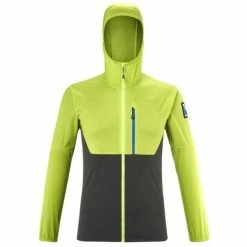 Millet VESTE TRILOGY SKY SHIELD NOIR ACID GREEN