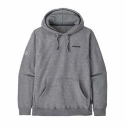 Patagonia SWEAT A CAPUCHE FITZ ROY ICON UPRISAL GRAVEL HEATHER