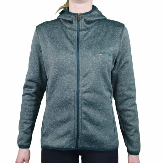 AZIMUT OUTDOOR LADIES HOODIE FLEECE JACKET EXPLORE GREEN 3 AZIMUT OUTDOOR LADIES HOODIE FLEECE JACKET EXPLORE GREEN