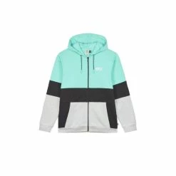 Picture Organic Clothing SWEAT KLOB ZIP HOODIE BLUE TURQUOISE