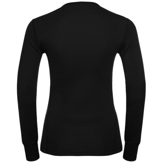 Odlo T-SHIRT FEMME ACTIVE WARM ECO NOIR 4 Odlo T-SHIRT FEMME ACTIVE WARM ECO NOIR – Image 2