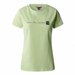 The North Face T-SHIRT NEVERSTOPEXPLORING FEMME LIME CREAM