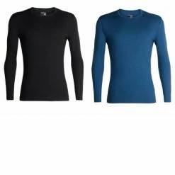 Icebreaker T-SHIRT 200 OASIS LONG SLEEVE CREWE -Vélo Soldes 2023 1476f89f01be714f98784497e085