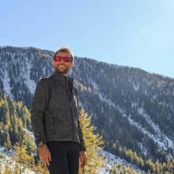 AZIMUT OUTDOOR POLAIRE MEN FLEECE JACKET EXPLORE BLACK -Vélo Soldes 2023 1fb197814723e8251f62db43ed36