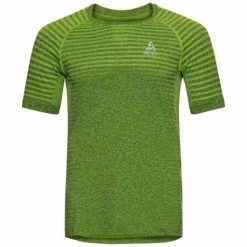 Odlo T-SHIRT ESSENTIAL SEAMLESS CREW NECK LIME GREEN
