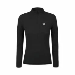 MONTURA SWEAT FEMME SENSI ZIP MAGLIA NERO