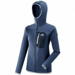 Millet MICROPOLAIRE TRILOGY LIGHTGRID HOODIE LADY SAPHIR