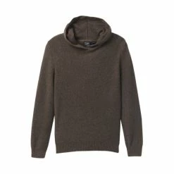 Prana SWEAT NORTH LOOP HOODED SWEATER SEPIA