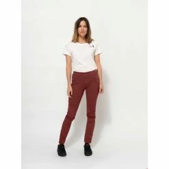 Looking For Wild PANTALON FEMME LAILA PEAK MADER BROWN