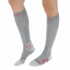 UYN CHAUSSETTES SKI TOURING LADY SILVER / FUCHSIA -Vélo Soldes 2023 2a1f5f32b373b23d16938628912b