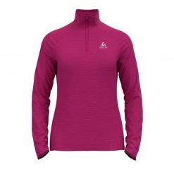 Odlo PULL FEMME RUN EASY WARM 1/2 ZIP FUSCHIA