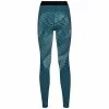 Odlo COLLANT FEMME BLACKCOMB ECO LONG BLUE WING TEAL