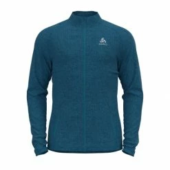 ODLO FRANCE SAS VESTE POLAIRE MID LAYER FULL ZIP TENCIA LODEN FROST MELANGE