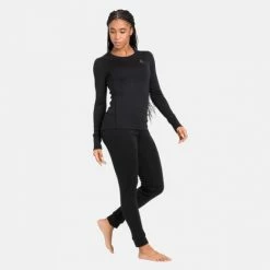 Odlo COLLANT FEMME MERINO 260 BLACK -Vélo Soldes 2023 41d795420dab769fb827a77eec54