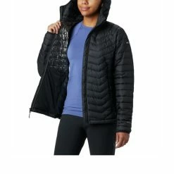 Columbia Sportswear VESTE FEMME POWDERLITE HOODED BLACK -Vélo Soldes 2023 42c518abf588278ecd62cd709cee