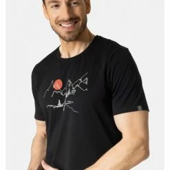 ODLO FRANCE SAS T-SHIRT NIKKO LANDSCAPE BLACK -Vélo Soldes 2023 45335bbb393627c2b73ccf74fed7