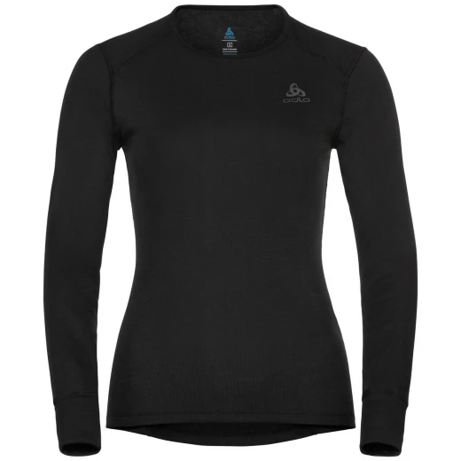 Odlo T-SHIRT FEMME ACTIVE WARM ECO NOIR 3 Odlo T-SHIRT FEMME ACTIVE WARM ECO NOIR