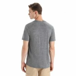 Icebreaker T-SHIRT TECH LITE II NATURE SPRINT GRITSTONE HEATHER -Vélo Soldes 2023 4c570e0ab50c96a1834730ce9a2f