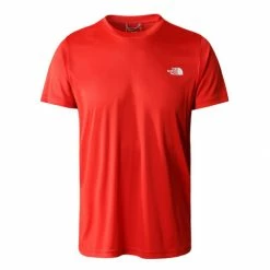 The North Face T-SHIRT REAXION AMP CREW FIERY RED