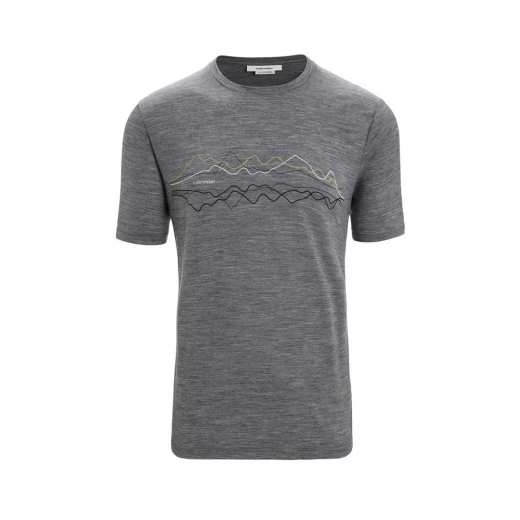 Icebreaker T-SHIRT TECH LITE II GRITSTONE HEATHER 3 Icebreaker T-SHIRT TECH LITE II GRITSTONE HEATHER