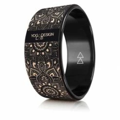 YOGA DESIGN LAB ROUE YOGA CORK MANDALA BLACK
