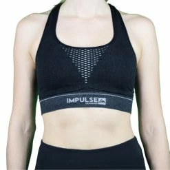 IMPULSE OUTDOOR BRASSIERE LADIES SEAMLESS BRA TRAIL+ BLACK -Vélo Soldes 2023 516da43b579c62b55b6405f5331d