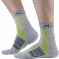 Monnet CHAUSSETTE MID AIR GRIS VERT