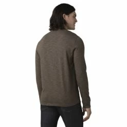 Prana T-SHIRT ML RONNIE HENLEY II OAK BARREL -Vélo Soldes 2023 579d3599e431cbd919b9a3845f2f