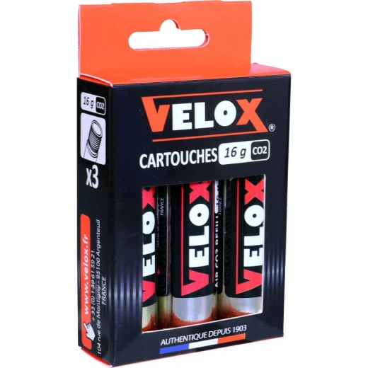 Velox CARTOUCHES FILETEES CO2 16G X3 3 Velox CARTOUCHES FILETEES CO2 16G X3
