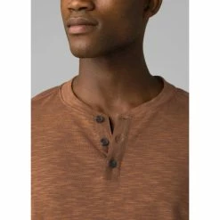 Prana T- SHIRT A MANCHES LONGUES RONNIE HENLEY WALNUT -Vélo Soldes 2023 60acb84ef2cef162aa6089103041