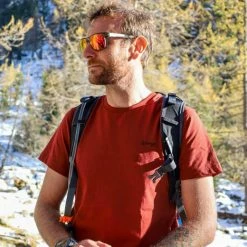 AZIMUT OUTDOOR MEN TEE-SHIRT EXPLORE BURGUNDY -Vélo Soldes 2023 619817987093bb9cb1959d08c17b