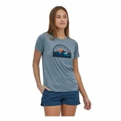 Patagonia T-SHIRT FEMME CAP COOL DAILY GRAPHIC BOARDIE BADGE GREY -Vélo Soldes 2023 69ebb85a435bb9d91b819578412c