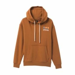 Prana SWEAT FEMME ORGANIC GRAPHIC HOODIE DARK ALE