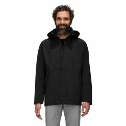 Mammut VESTE TROVAT HS HOODED BLACK -Vélo Soldes 2023 734326715ab6b4046529bf586a93
