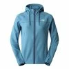 The North Face POLAIRE FEMME HOMESAFE FULL ZIP SHADY BLUE SKYLIGHT BLUE