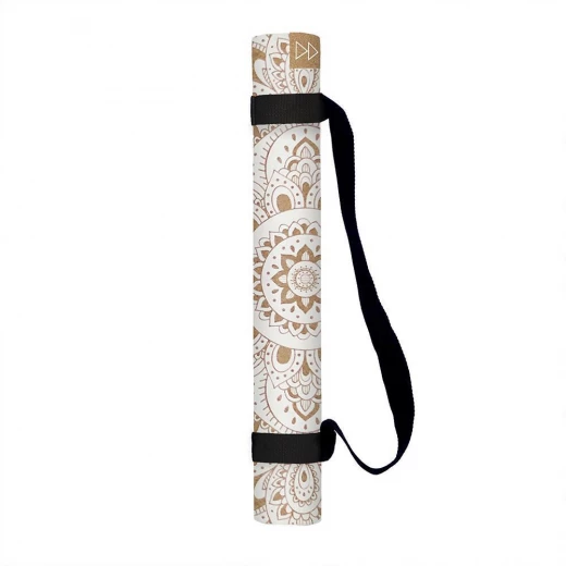 YOGA DESIGN LAB YOGA CORK MANDALA 3.5MM WHITE 5 YOGA DESIGN LAB YOGA CORK MANDALA 3.5MM WHITE – Image 3