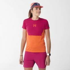 Millet T-SHIRT FEMME TRILOGY SKY DRAGON CORAL CHROME -Vélo Soldes 2023 78fb5f7721dc11a421cd24528613