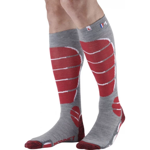 Monnet CHAUSSETTES SKI LIGHT WOOL ROUGE 5 Monnet CHAUSSETTES SKI LIGHT WOOL ROUGE – Image 3