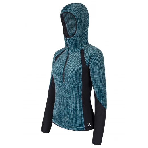 MONTURA POLAIRE FEMME REWIND FLEECE ANORAK CARE BLUE 3 MONTURA POLAIRE FEMME REWIND FLEECE ANORAK CARE BLUE
