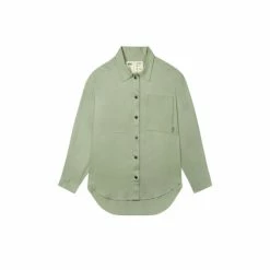 Picture Organic Clothing CHEMISE FEMME CATALYA SHIRT GREEN SPRAY