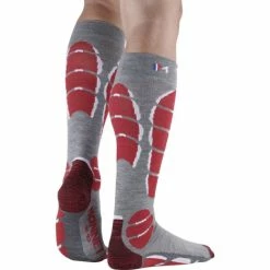 Monnet CHAUSSETTES SKI LIGHT WOOL ROUGE