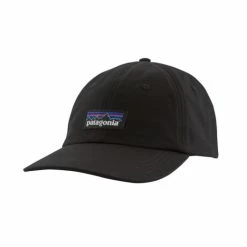 Patagonia CASQUETTE P-6 LABEL TRAD BLACK
