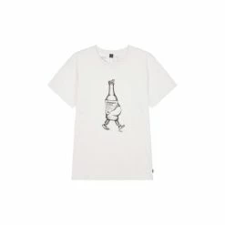 Picture Organic Clothing T-SHIRT D&S BEERBELLY NATURAL WHITE