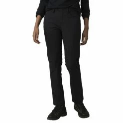 Prana PANTALON FEMME HALLE AT STRAIGHT PANT BLACK