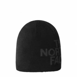 The North Face BONNET REVERSIBLE BANNER BLACK ASPHALT GREY