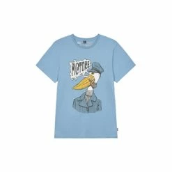 Picture Organic Clothing T-SHIRT PASCOE TEE COPEN BLUE