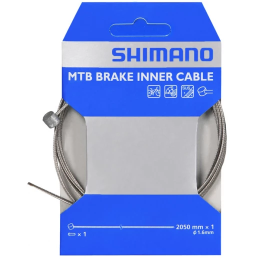 Shimano CABLE DE FREIN ACIER 2050MM 3 Shimano CABLE DE FREIN ACIER 2050MM