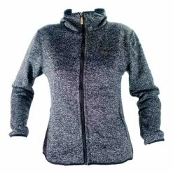 AZIMUT OUTDOOR LADIES HOODIE FLEECE JACKET EXPLORE BLACK