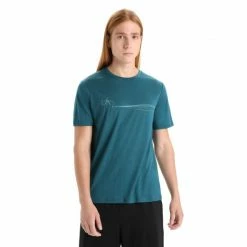 Icebreaker T-SHIRT TECH LITE II CADENCE PATHS GREEN GLORY -Vélo Soldes 2023 a13c2ceea1dc80863a463134c85e